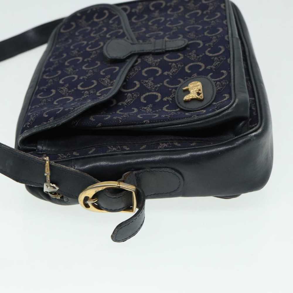 Celine CELINE C saluki Shoulder Bag Navy Auth bs1… - image 5