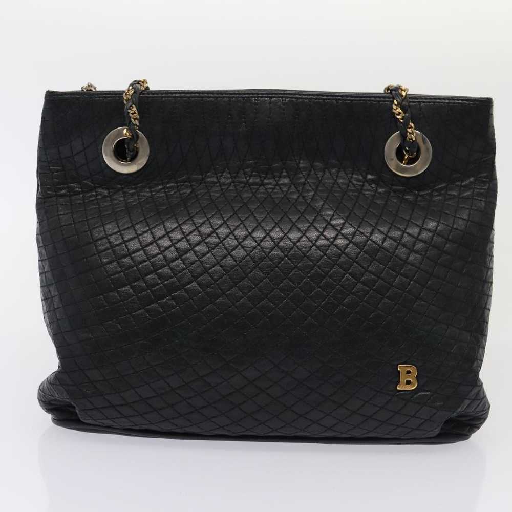 Bally BALLY Quilted Chain Hand Bag Leather 3Set B… - image 11