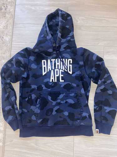 Bape Color Camo NYC Logo Pullover Hoodie