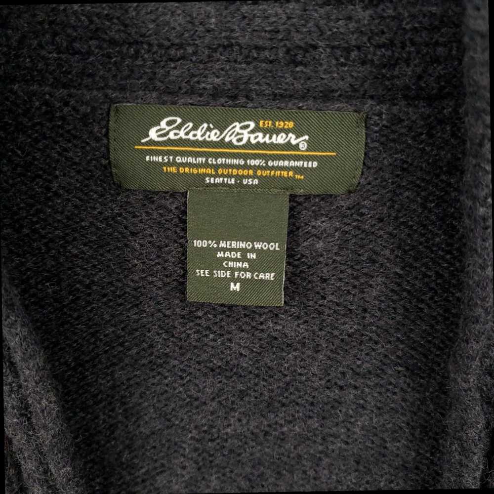 Eddie Bauer Authentic Merino Wool Deep V Neck Pul… - image 4