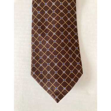 Tasso Elba Tasso Elba Men's Necktie Tie Silk Brown