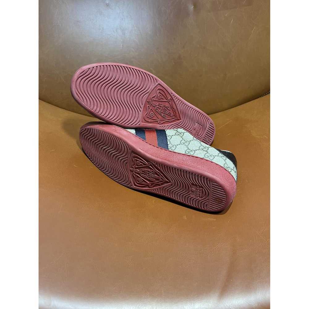 Gucci G74 patent leather low trainers - image 7