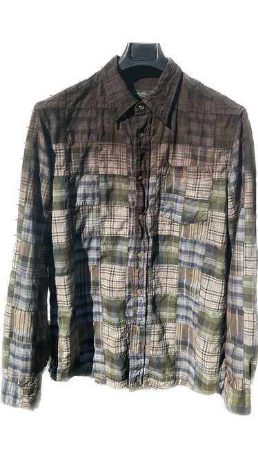 Eddie Bauer × Vintage Hand-Dyed Patchwork Shirt