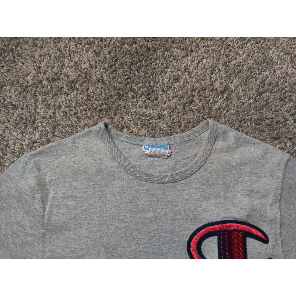 Champion Champion Shirt Adult Mens Small Gray Red… - image 3