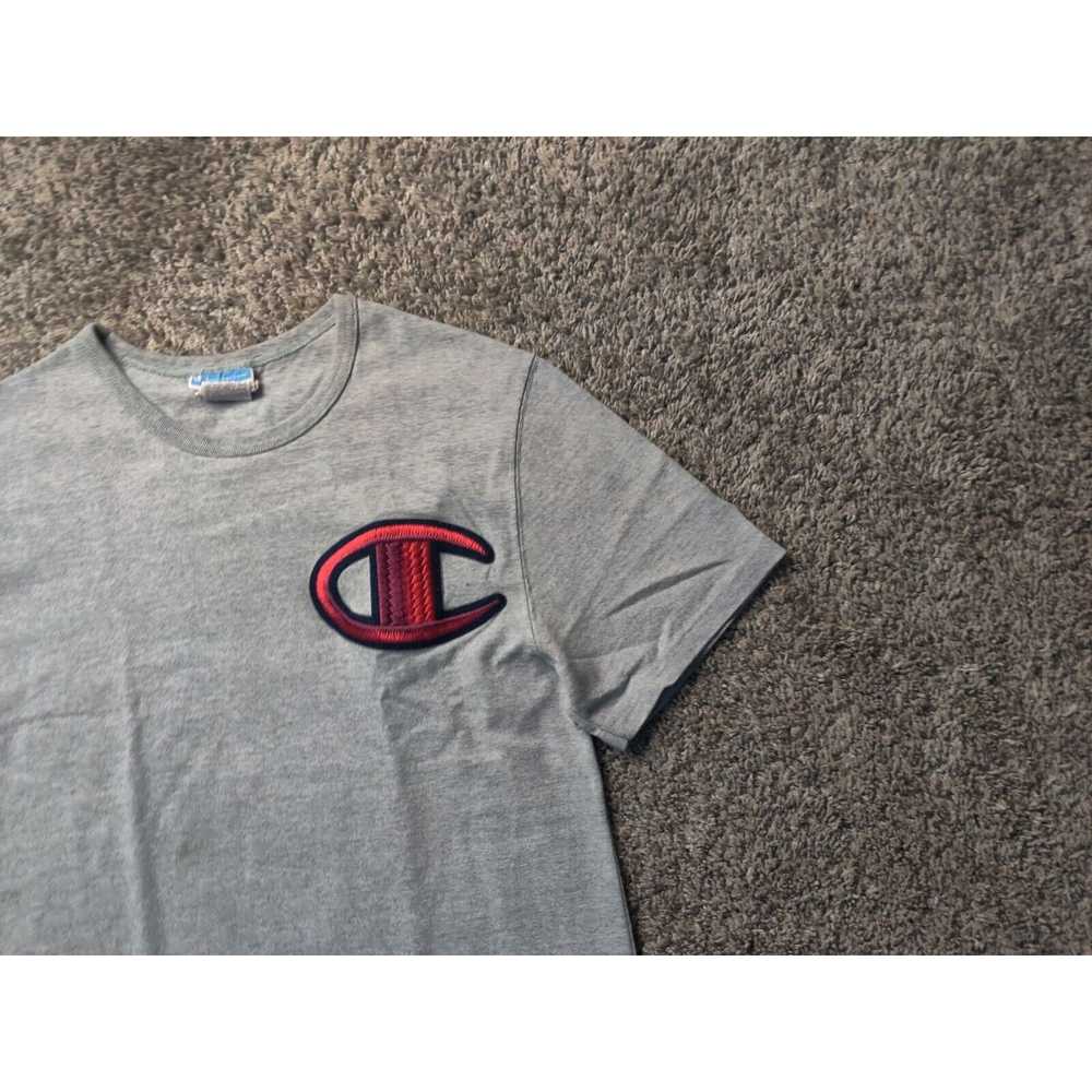 Champion Champion Shirt Adult Mens Small Gray Red… - image 5