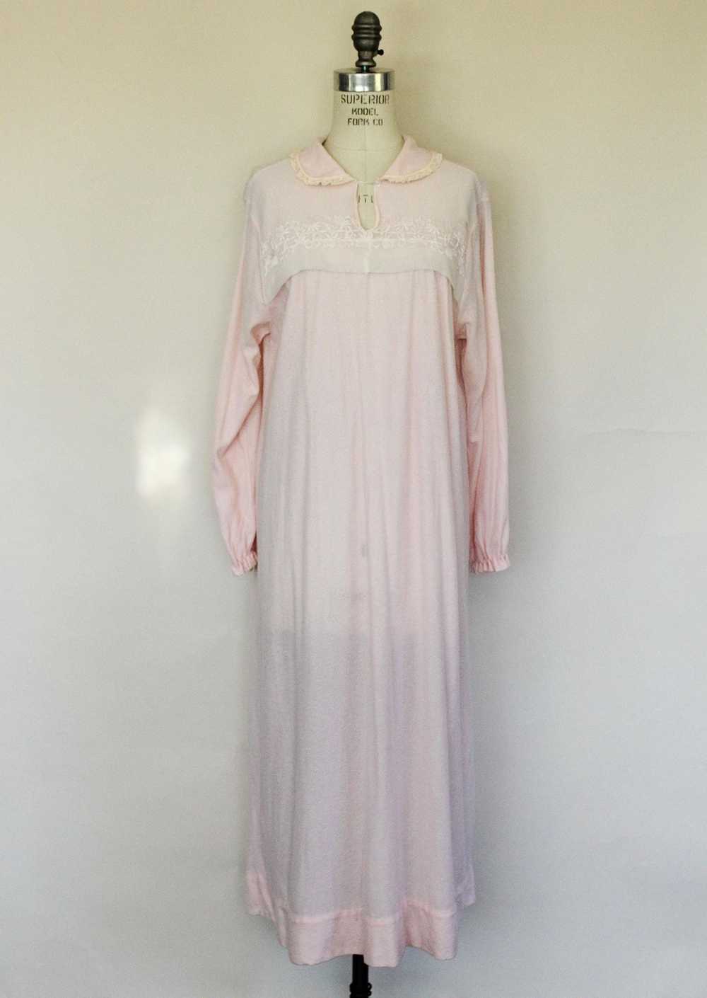 Vintage Vintage 1960s Nightgown, Carol Brent Pink… - image 2