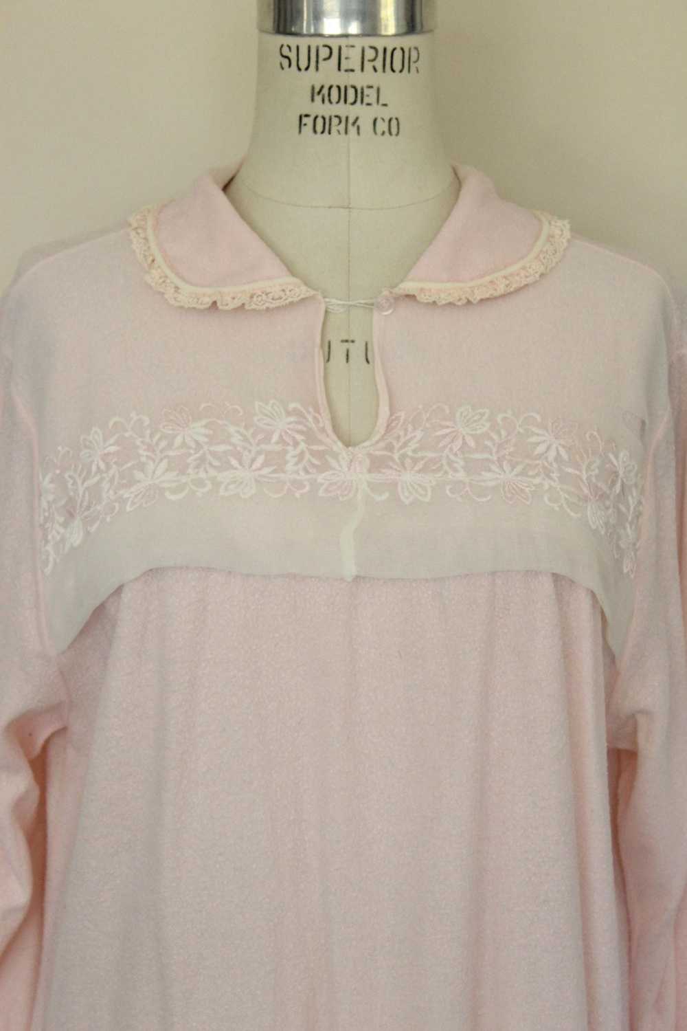 Vintage Vintage 1960s Nightgown, Carol Brent Pink… - image 3