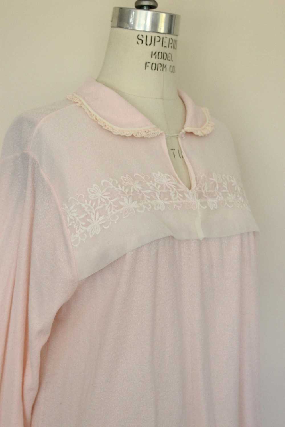 Vintage Vintage 1960s Nightgown, Carol Brent Pink… - image 6