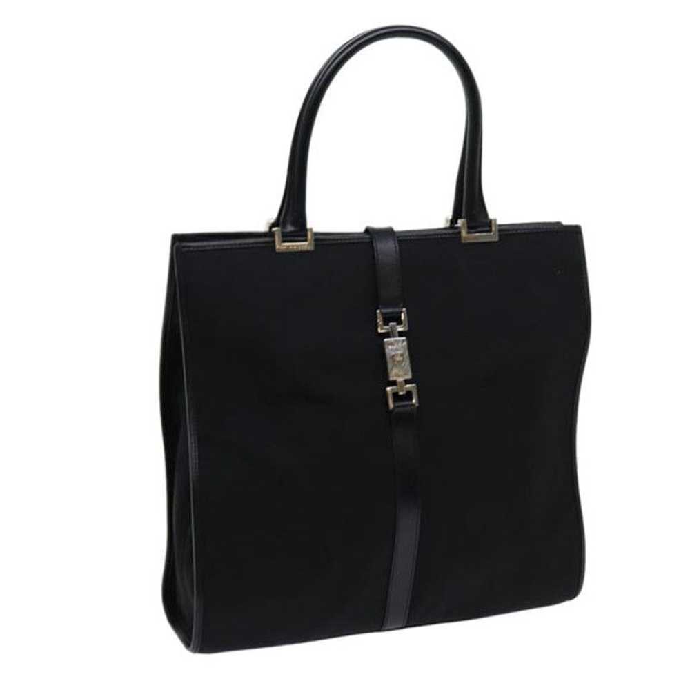 Gucci GUCCI Jackie Hand Bag Nylon Black 002 1064 - image 1