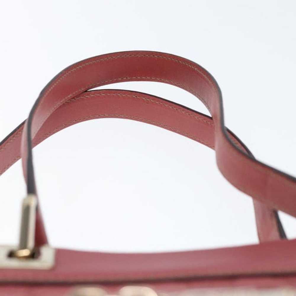 Gucci GUCCI GG Canvas Guccissima Hand Bag Pink 14… - image 8