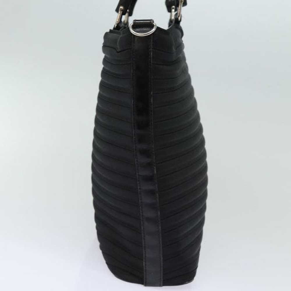 Gucci GUCCI Bamboo Hand Bag Nylon Black 002 1998 … - image 5