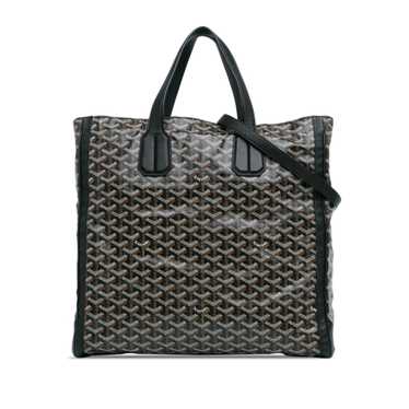 Black Goyard Goyardine Voltaire Satchel