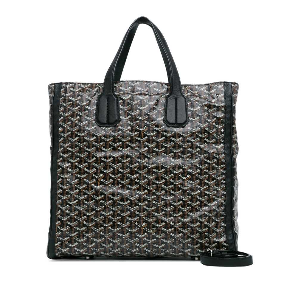 Black Goyard Goyardine Voltaire Satchel - image 9