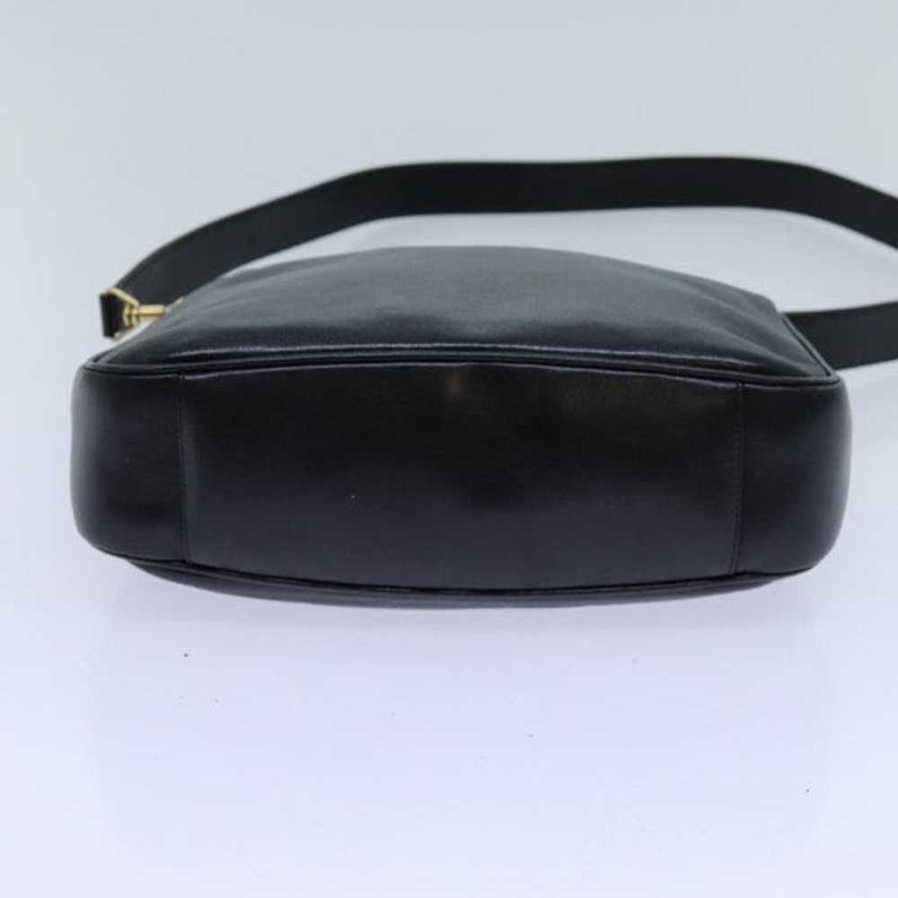 Gucci GUCCI Bamboo Hand Bag Leather Black - image 5