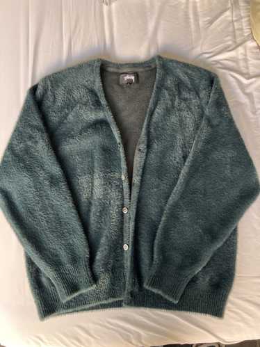 Stussy Stussy shaggy cardigan green - image 1