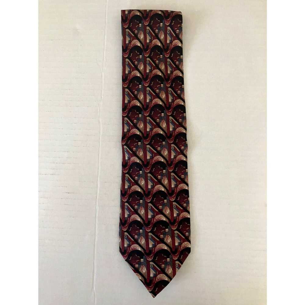 Vintage Bill Kaiserman Men's Necktie Tie Silk Bla… - image 2