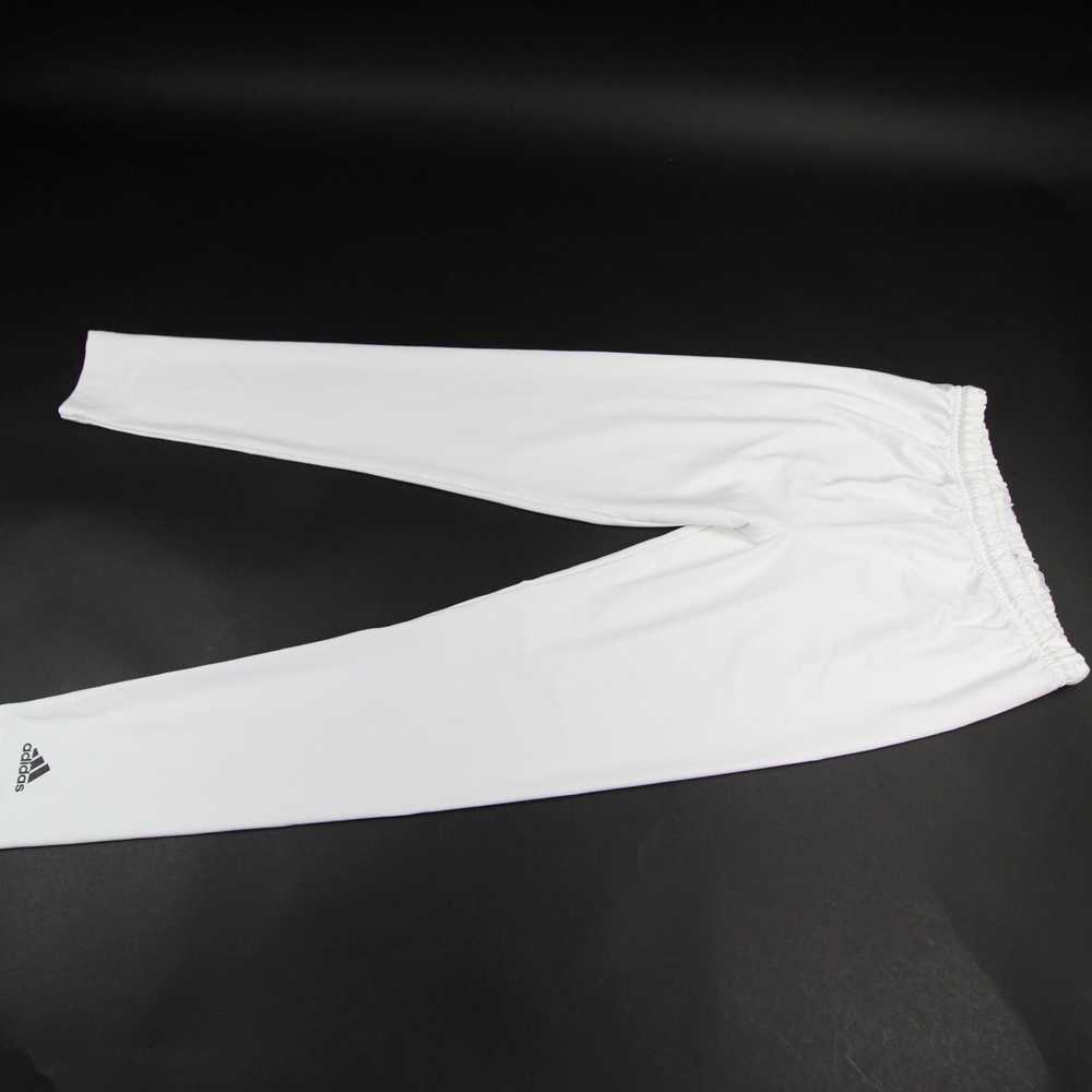 adidas Climalite Athletic Pants Men's White Used - image 1