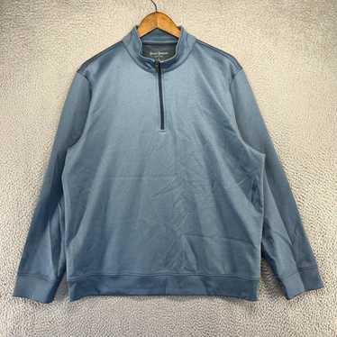 Vintage Hickey Freeman 1/4 Zip Pullover Men's Lar… - image 1