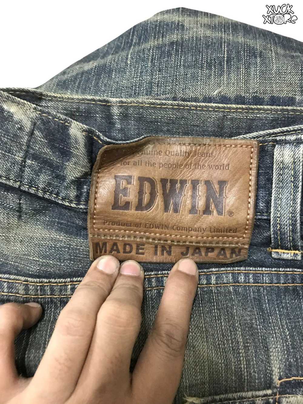 Distressed Denim × Edwin Distressed EDWIN 505 V S… - image 6