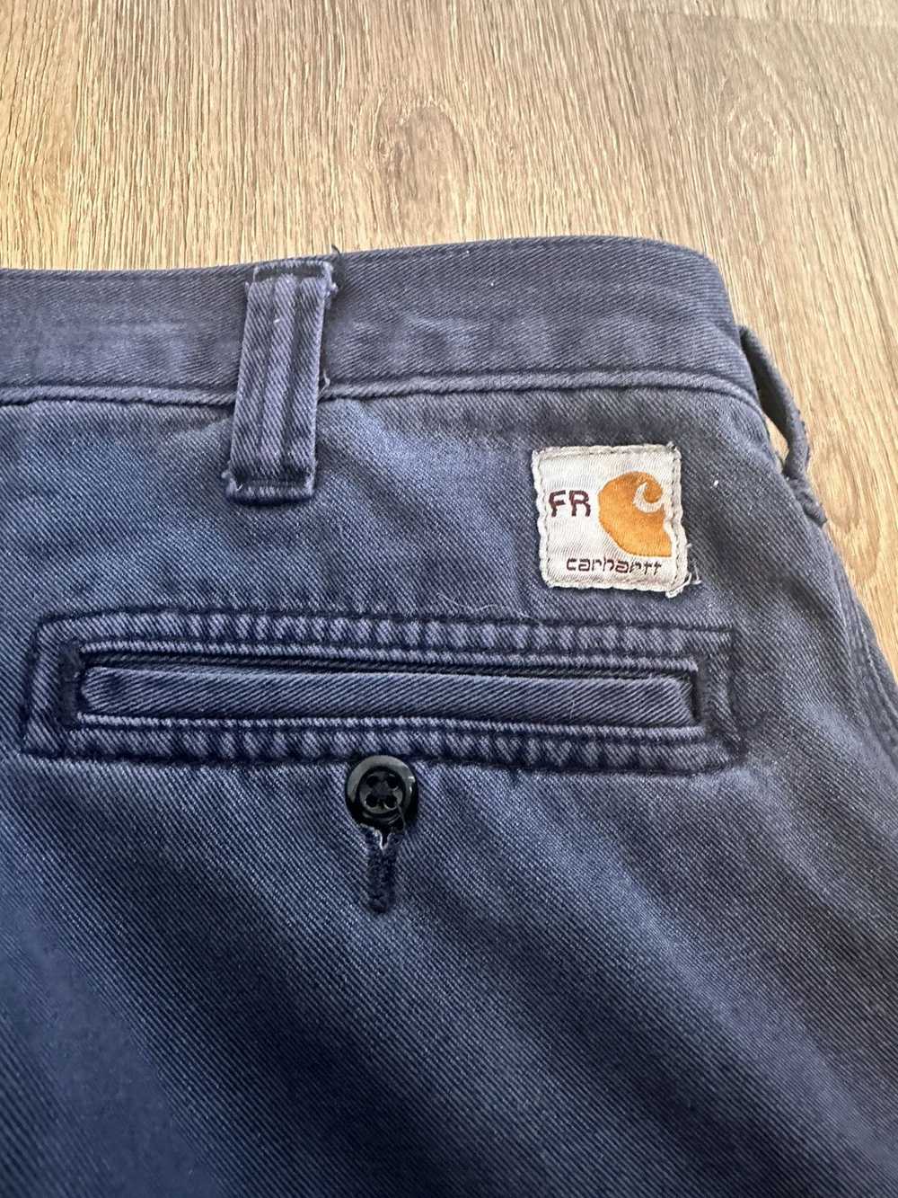 Carhartt × Vintage Navy Blue Carhartt Pants - image 3