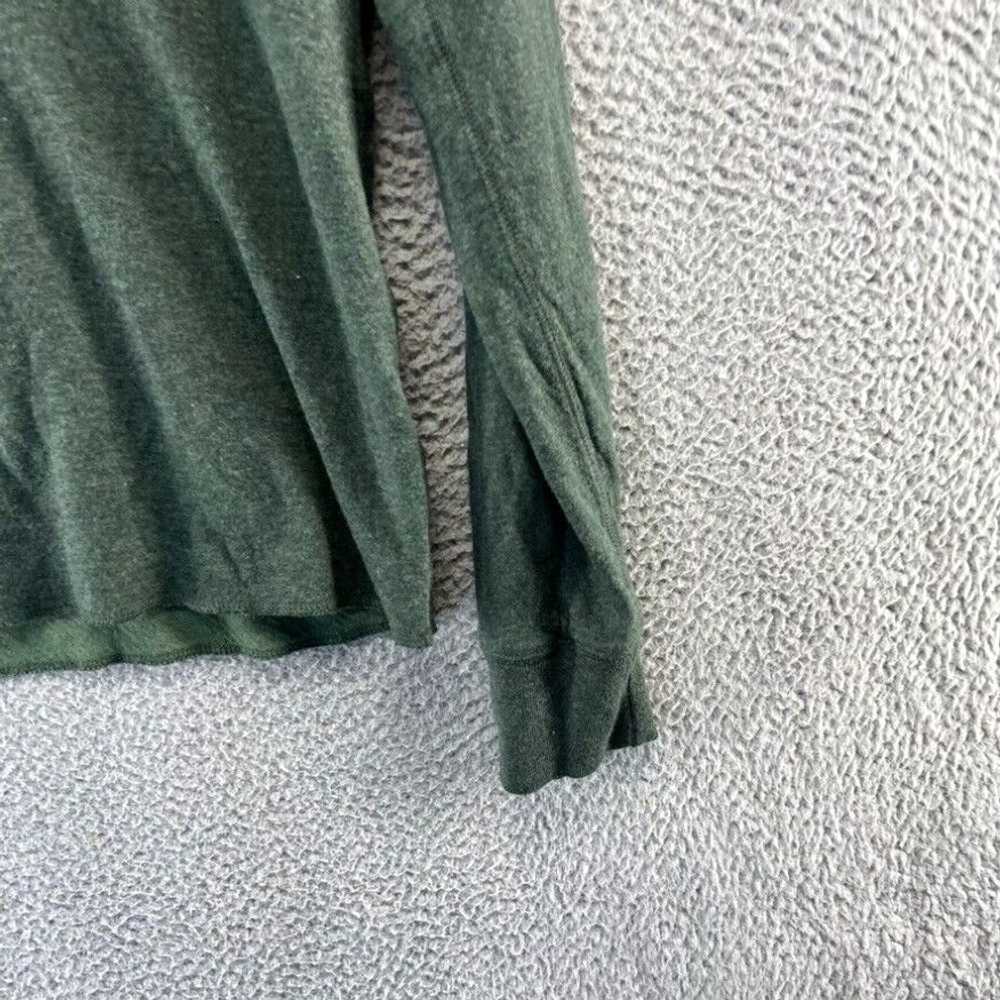 J.Crew J Crew Shirt Mens Large Tall Green Henley … - image 2