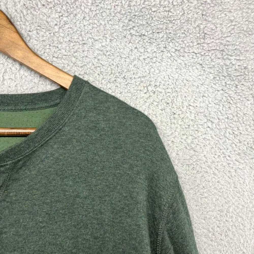 J.Crew J Crew Shirt Mens Large Tall Green Henley … - image 3