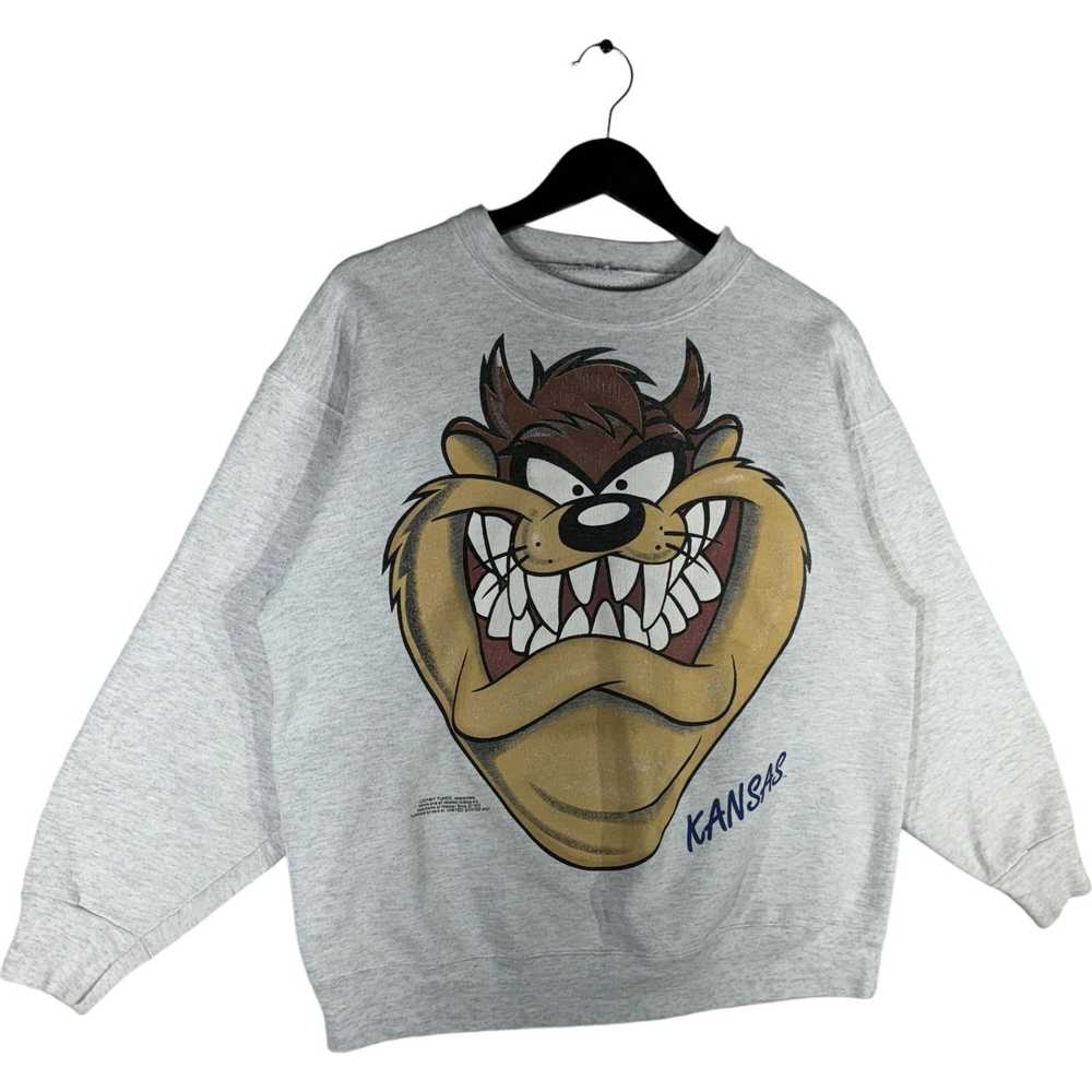 Vintage Vintage Taz Big Face Kansas Crewneck - image 4