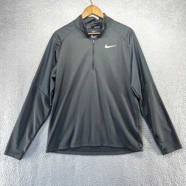 Nike Nike Running Shirt Men's Large Gray 1/4 Zip P