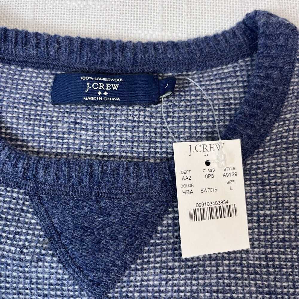 J.Crew J Crew Knit Crewneck Sweater Large Lambswo… - image 5