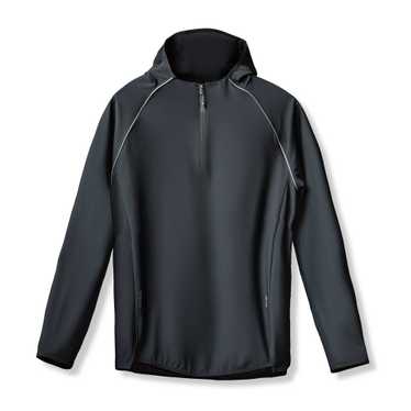 ASRV 0316. TETRA™ Quarter Zip Hoodie - Black - image 1