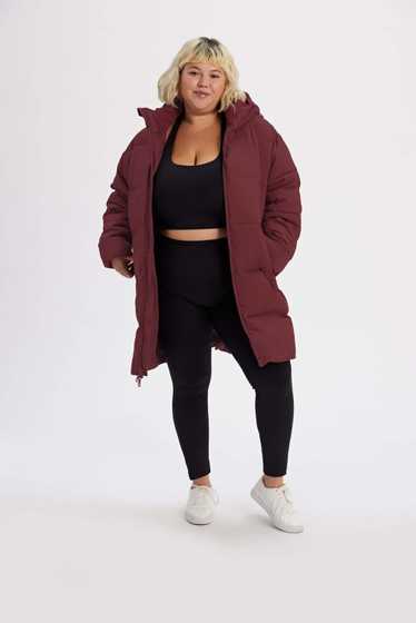 Girlfriend Collective Wine Midi Recycled Puffer