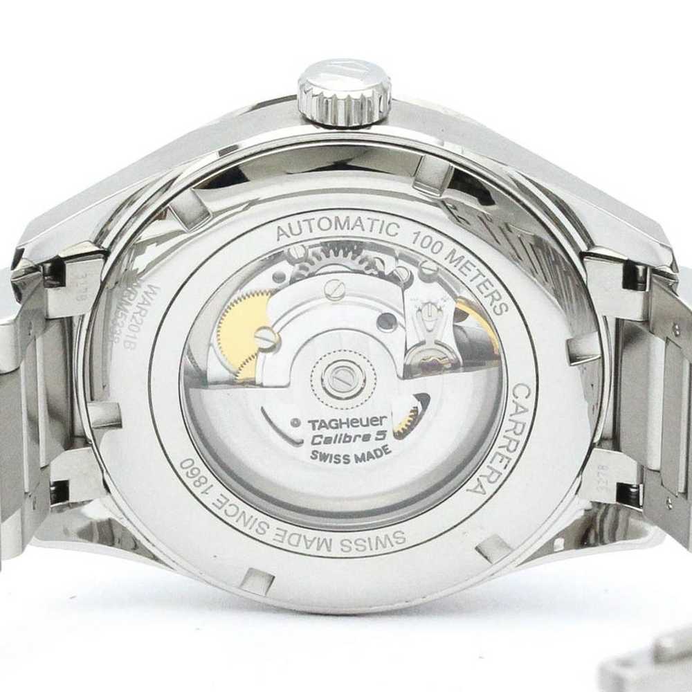 Tag Heuer Polished TAG HEUER Carerra Caliber 5 Da… - image 6