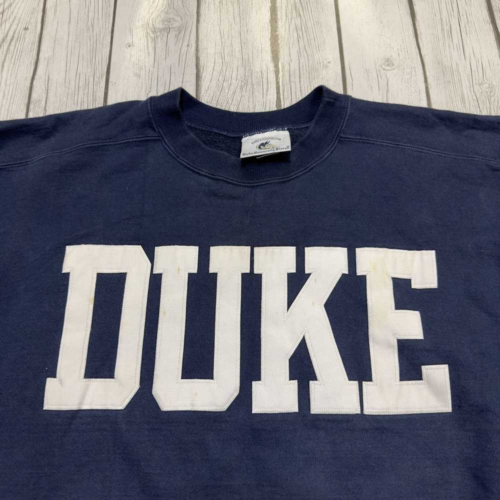 Collegiate × Vintage Vintage Duke University swea… - image 3