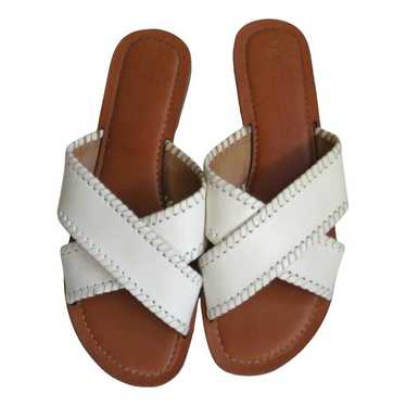 Jack Rogers Leather flip flops