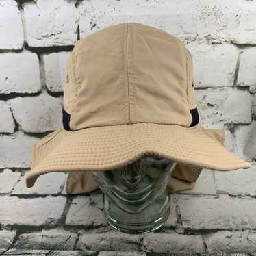 Vintage Beige Tan Water Resistant Vented Sun Hat … - image 1