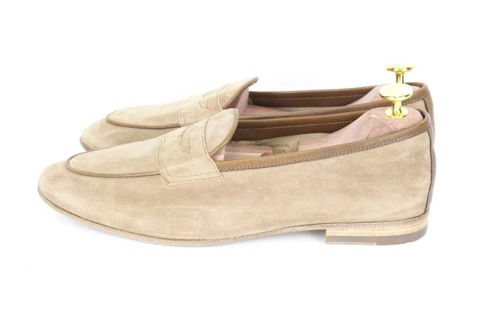 Suitsupply EU41 Light Brown Suede Slip On Loafers… - image 6