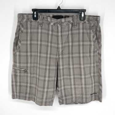 Marmot Marmot Organic Cotton Plaid Cargo Shorts Sz