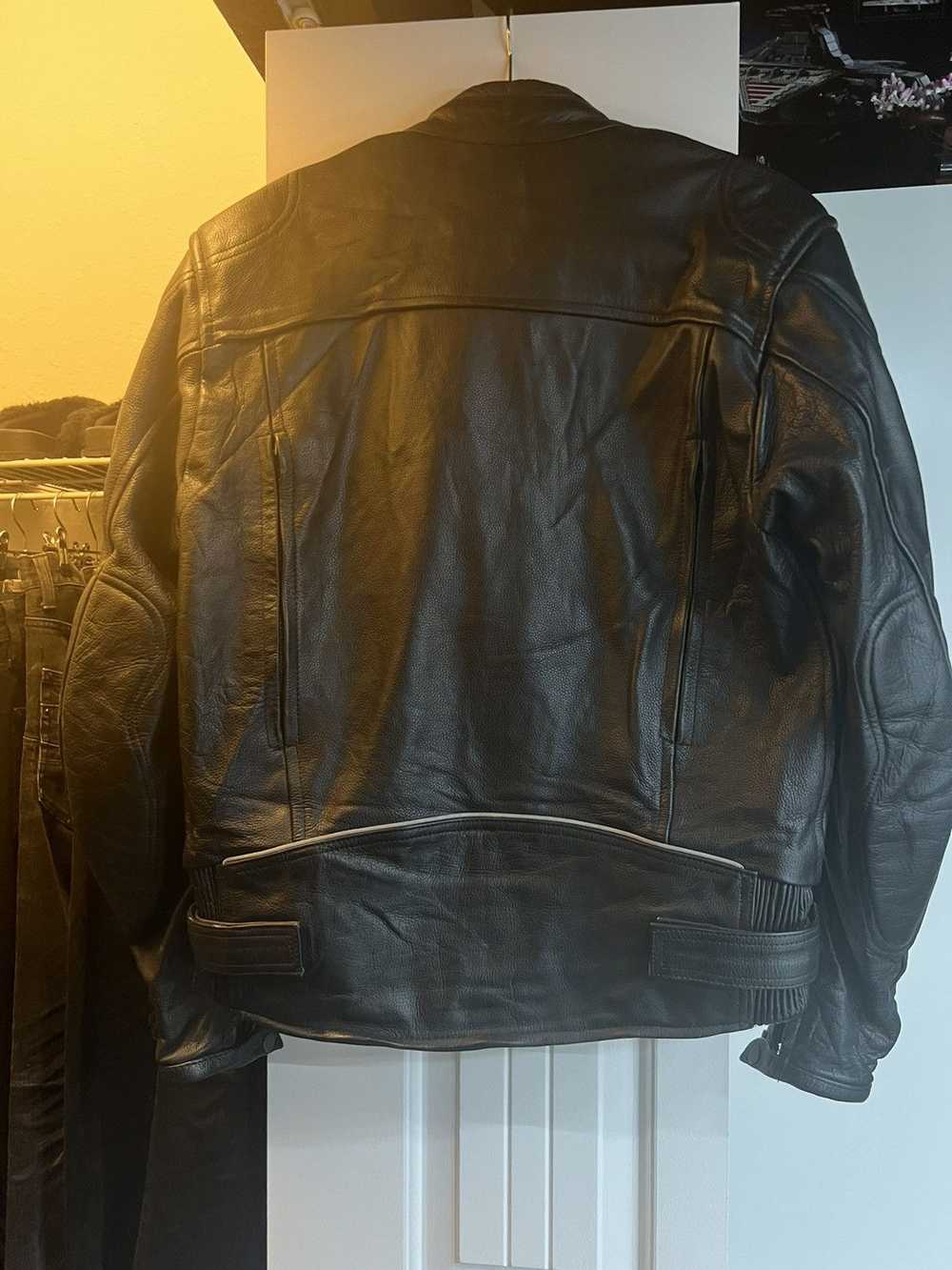 Vintage Leather Biker Jacket - image 2