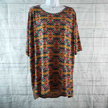 Vintage LuLaRoe Womens Printed Irma Top Sz Large … - image 1