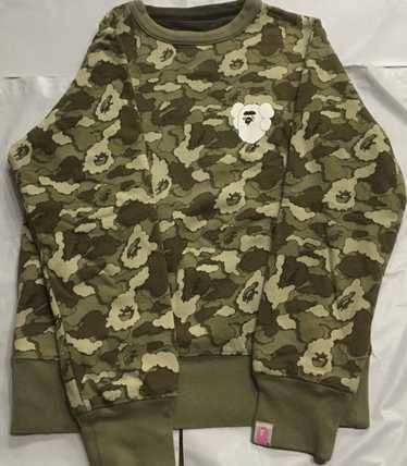 Bape Bape x Kaws Camo Reversible Crewneck - image 1