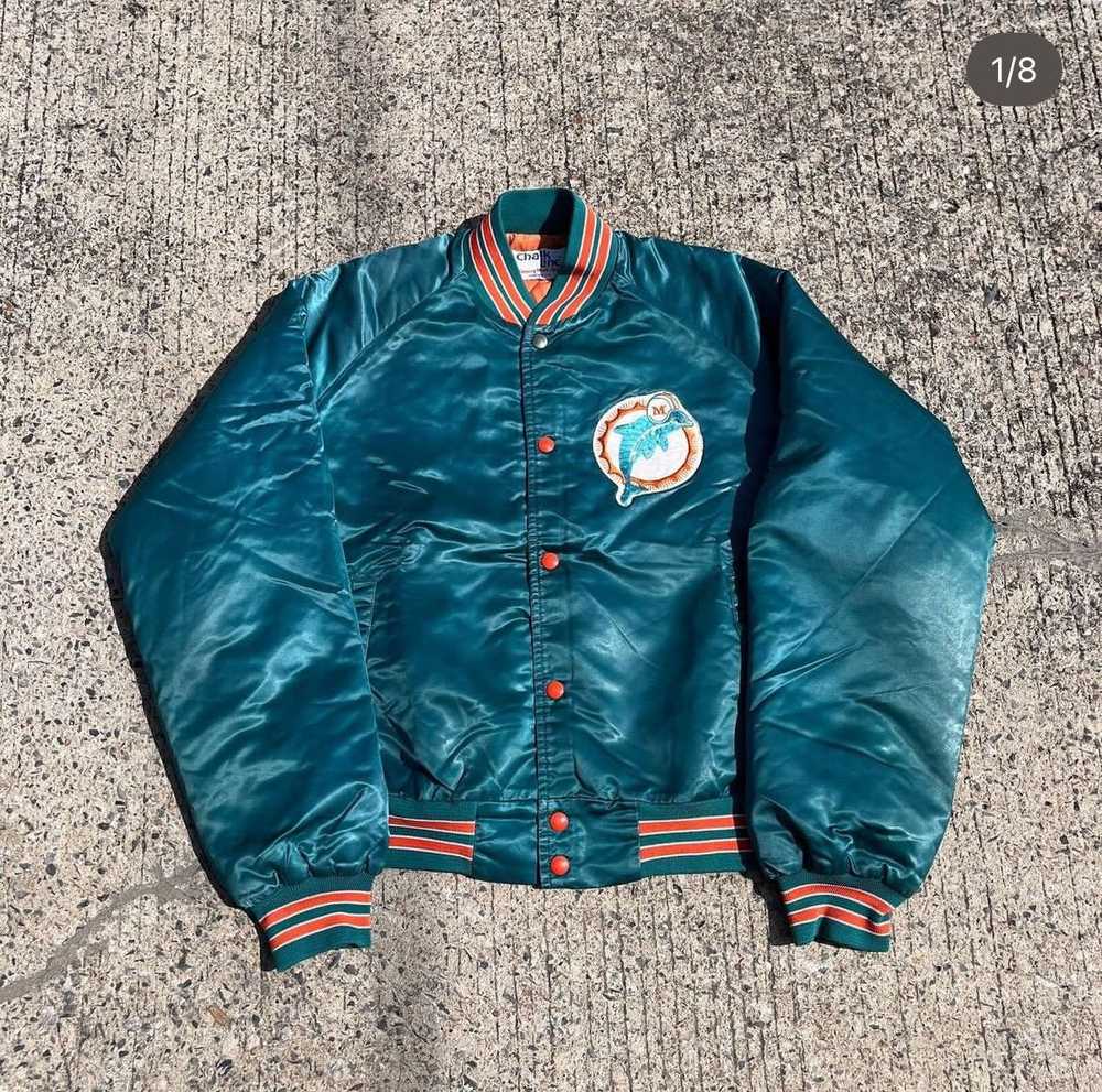 Chalk Line × NFL × Vintage 80s Miami dolphins cha… - image 1