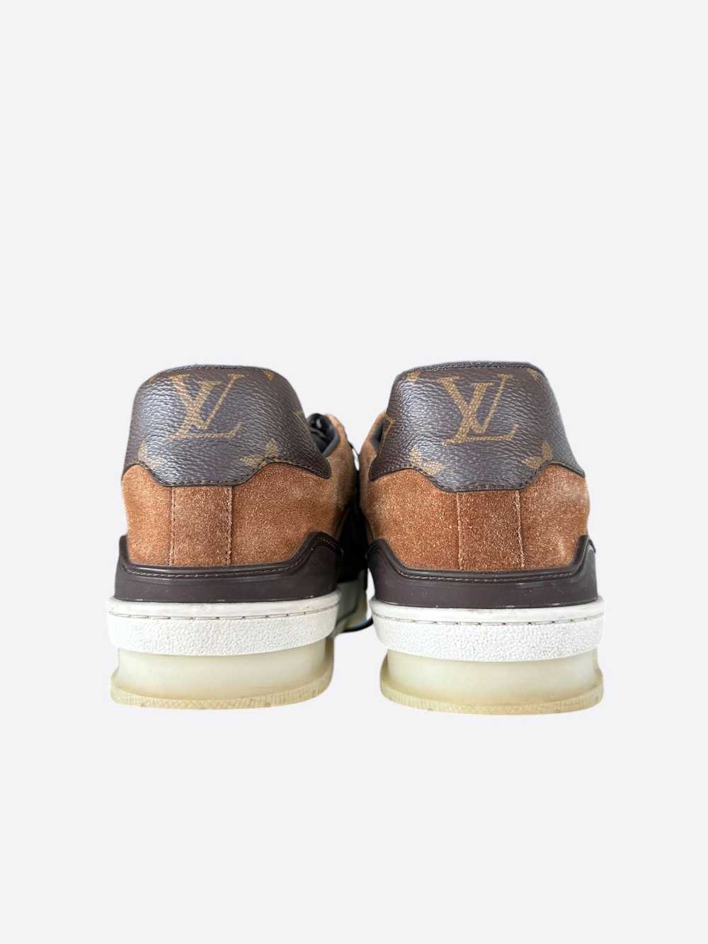 Louis Vuitton Louis Vuitton Brown Suede Monogram … - image 4