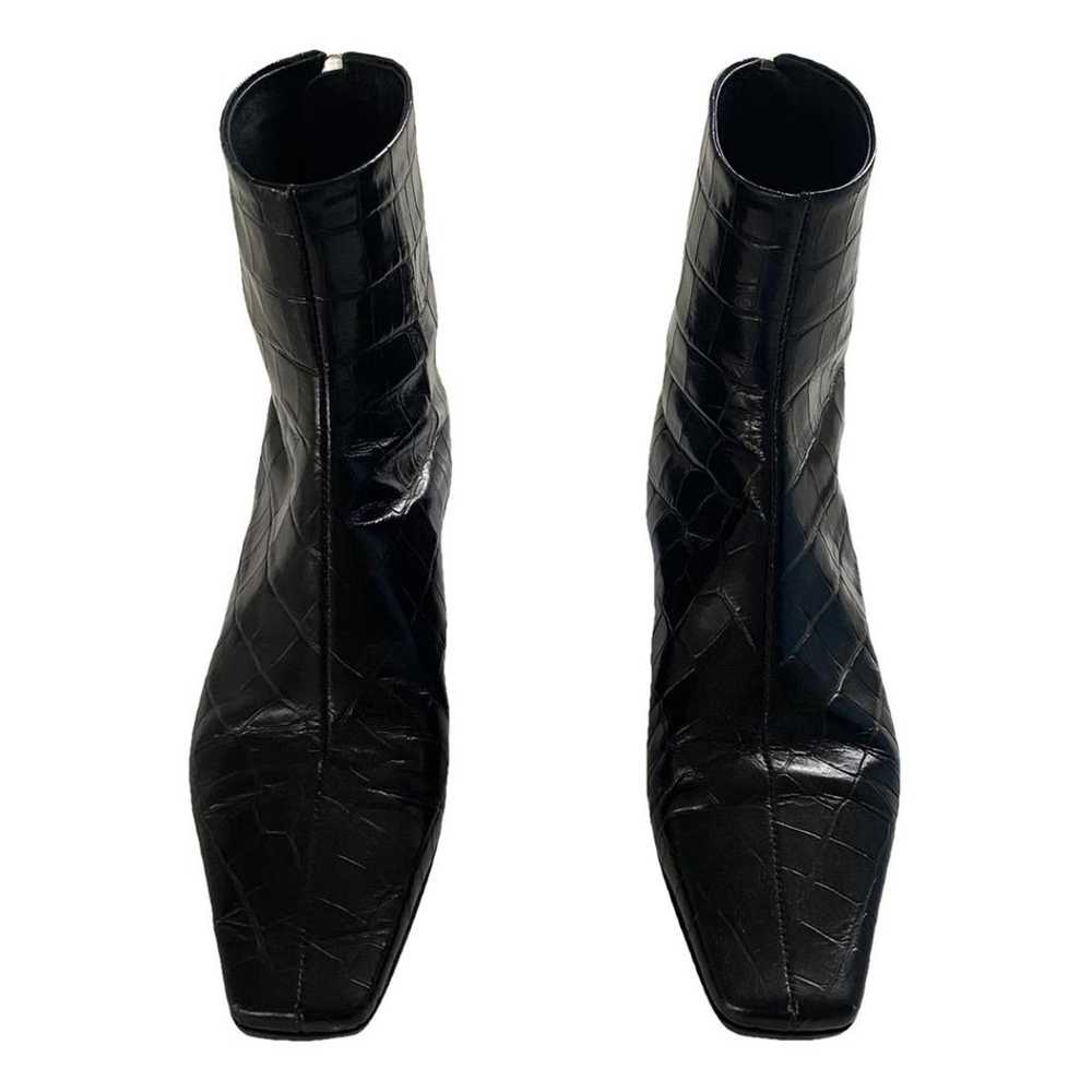 Totême Flat Boot leather boots - image 1