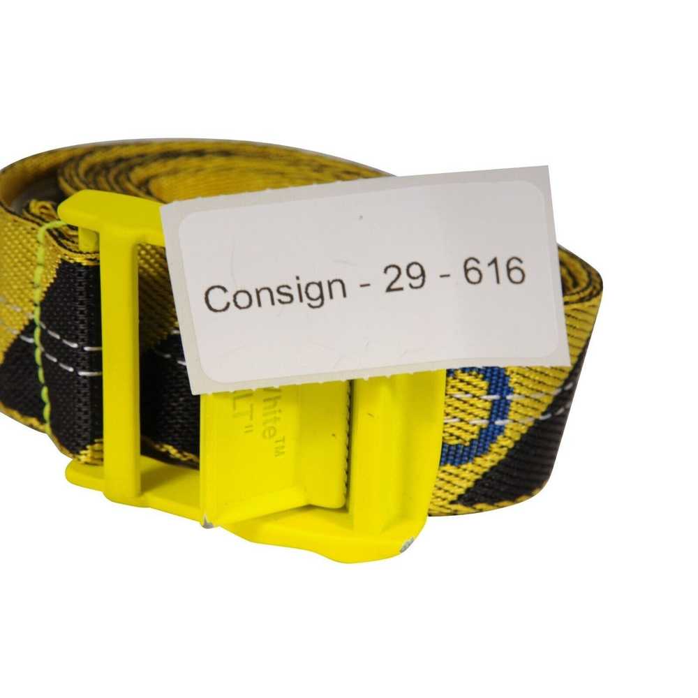 Off-White Industrial Belt One Size Yellow Black T… - image 8