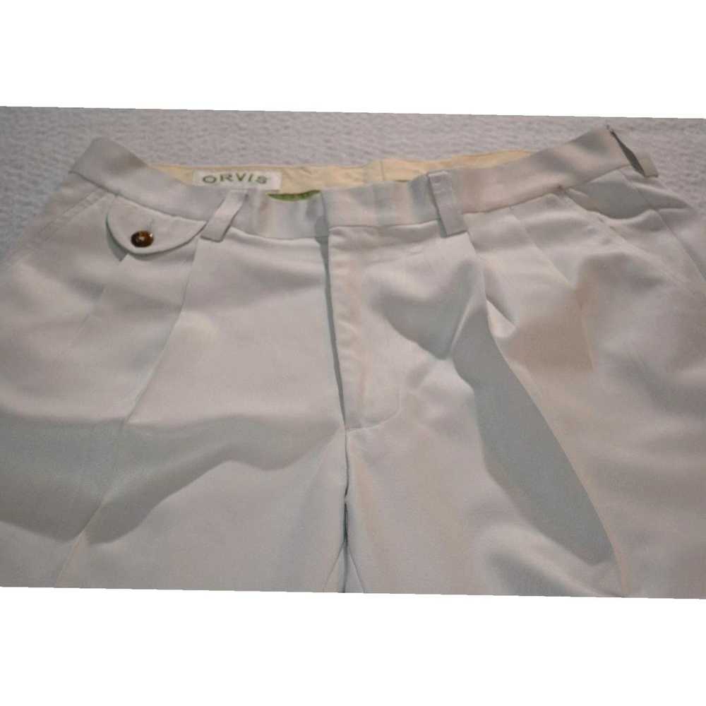 Orvis Classic Comfortable Pleated Light Tan Golf … - image 5