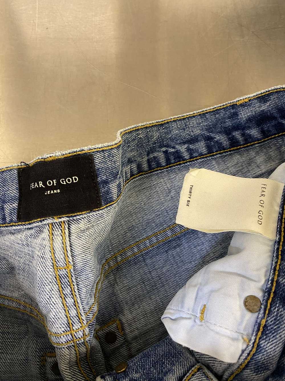 Fear of God NWOT FEAR OF GOD PAINTERS INDIGO DENI… - image 6