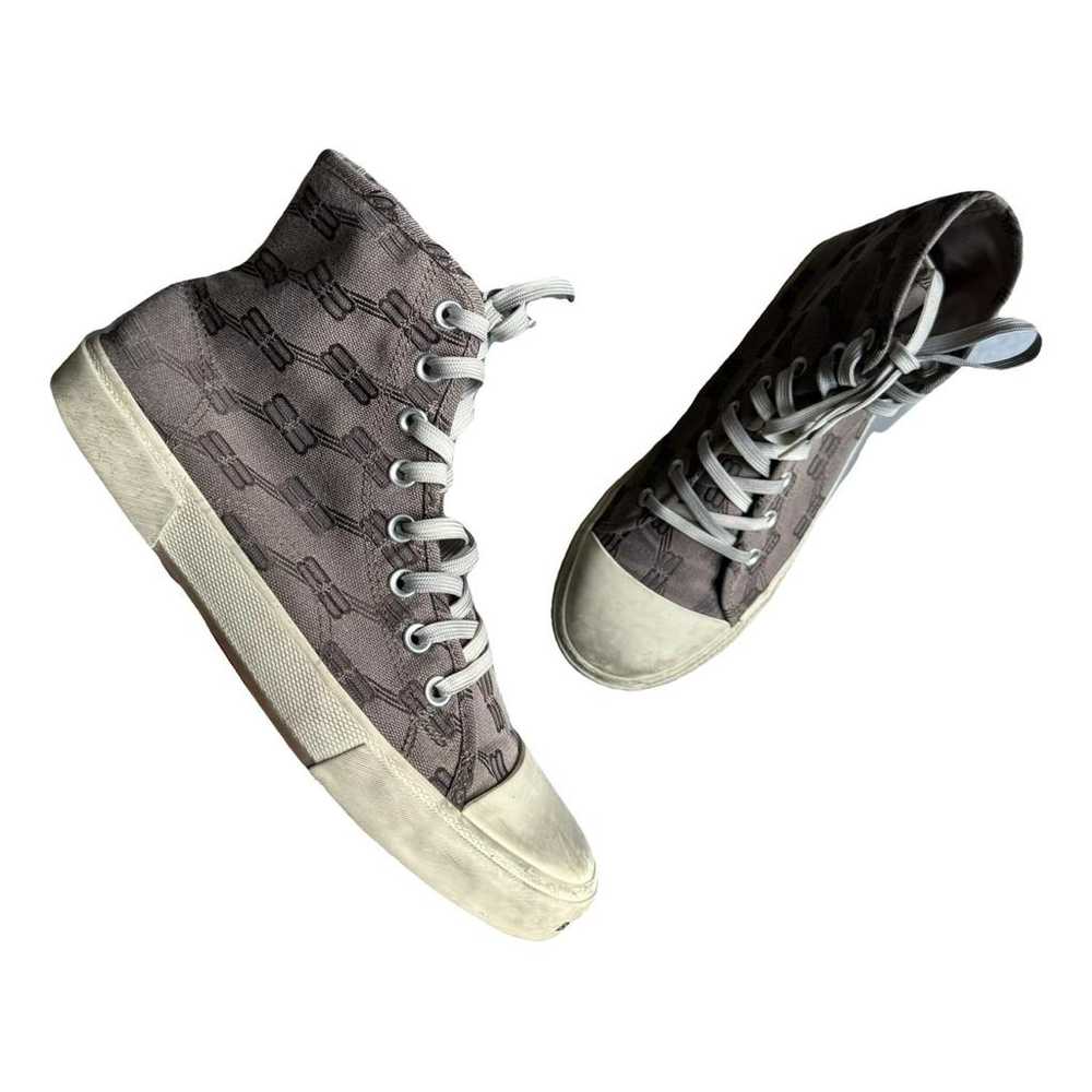 Balenciaga Paris cloth high trainers - image 1