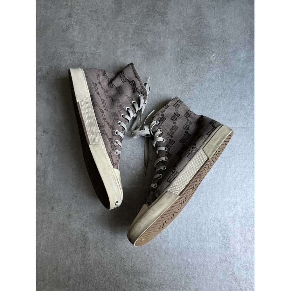 Balenciaga Paris cloth high trainers - image 4