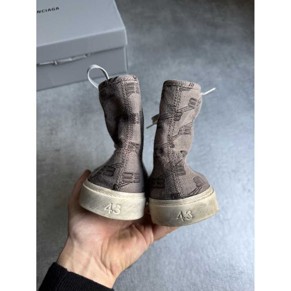 Balenciaga Paris cloth high trainers - image 6