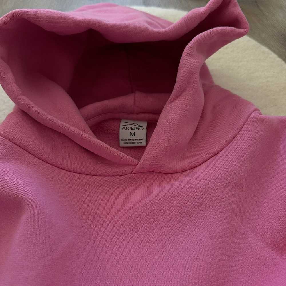 Akimbo Club AKIMBO CLUB PINK HOODIE SIZE SMALL - image 2